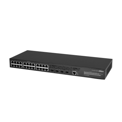 Switch Dahua DH-AS5500-24GT4XF - Gigabit Ethernet - 24 Puertos - 4 Puertos SFP+ - Administrable  - DH-AS5500-24GT4XF