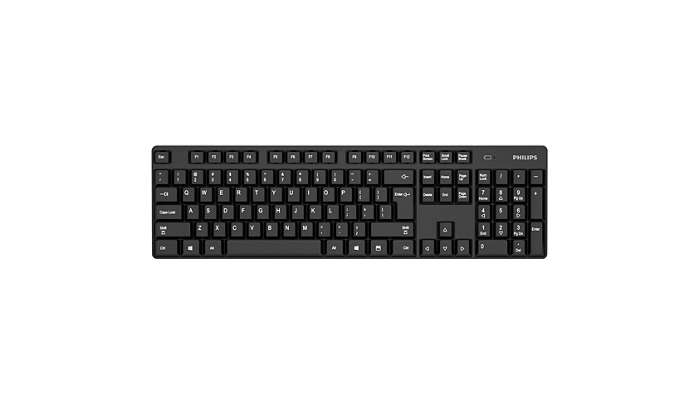 Philips 5000 series SPK6501B/78 keyboard Universal RF Wireless QWERTY English Black – image 1