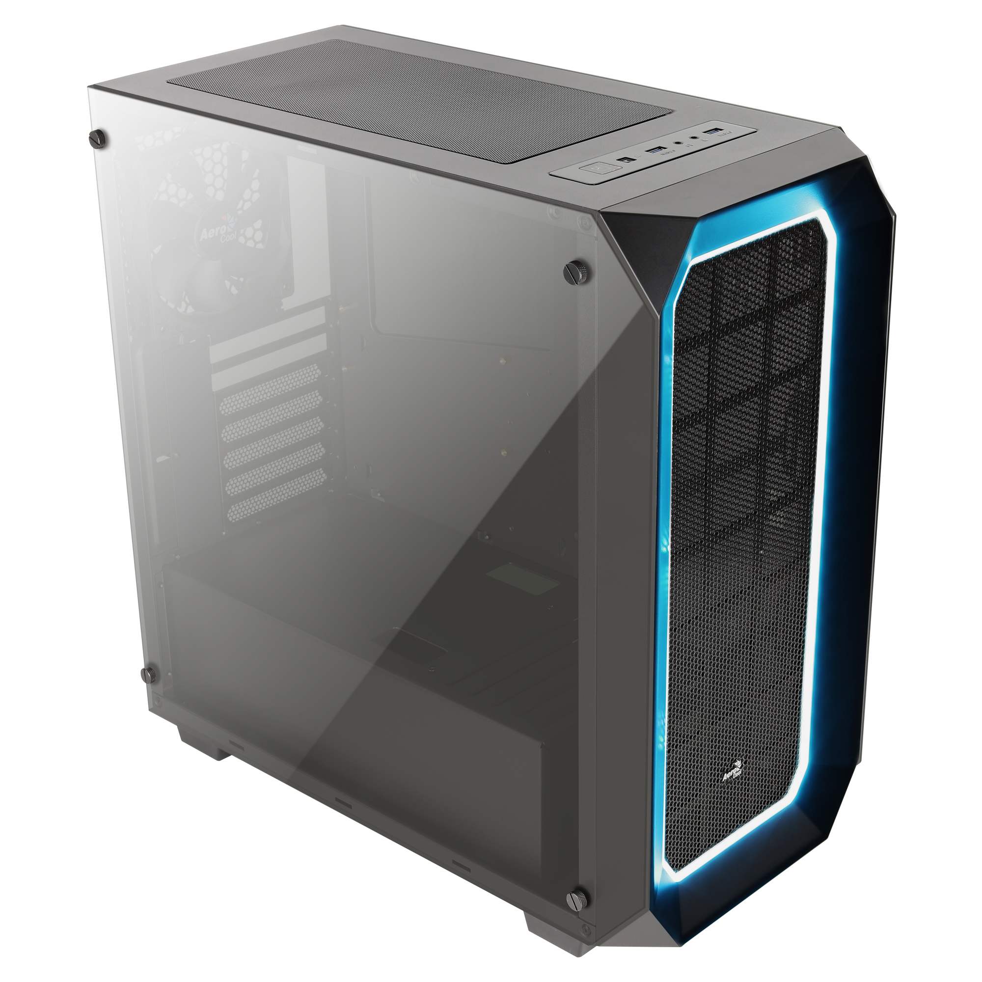 Aerocool P7-C0 Midi Tower Black, Translucent – image 2