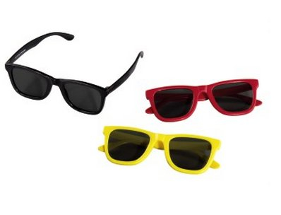 Hama 00109808 stereoscopic 3D glasses Black, Red, Yellow 3 pc(s) – image 1
