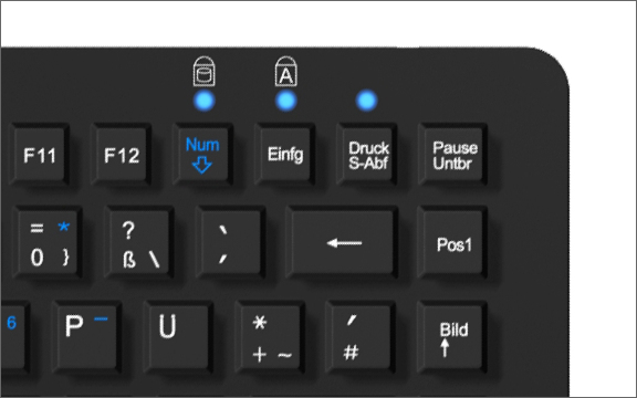 KeySonic KSK-5230IN keyboard Universal USB QWERTZ Black – image 4