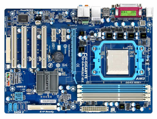 GIGABYTE GA-M52LT-D3 motherboard Socket AM3 ATX – image 1