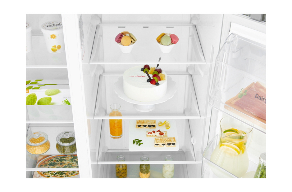 LG GSB760SWXV side-by-side refrigerator Freestanding – image 7