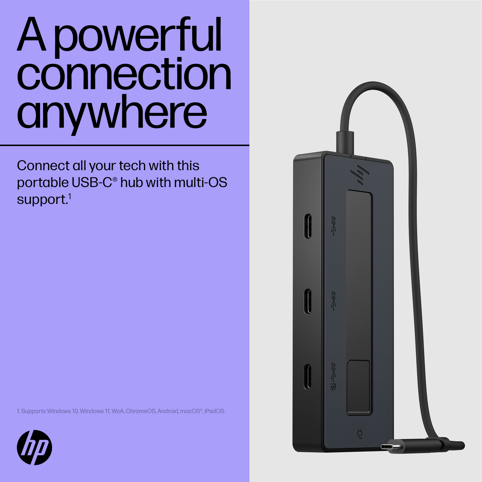 HP 4K USB-C Multiport Hub – image 6