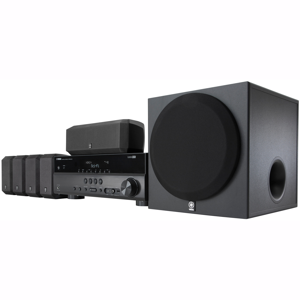 Yamaha YHT-397BL home cinema system 5.1 channels 3D Black – image 2