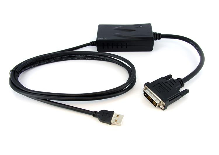 StarTech.com 6ft. USB to DVI Adapter Cable – M/M – image 1