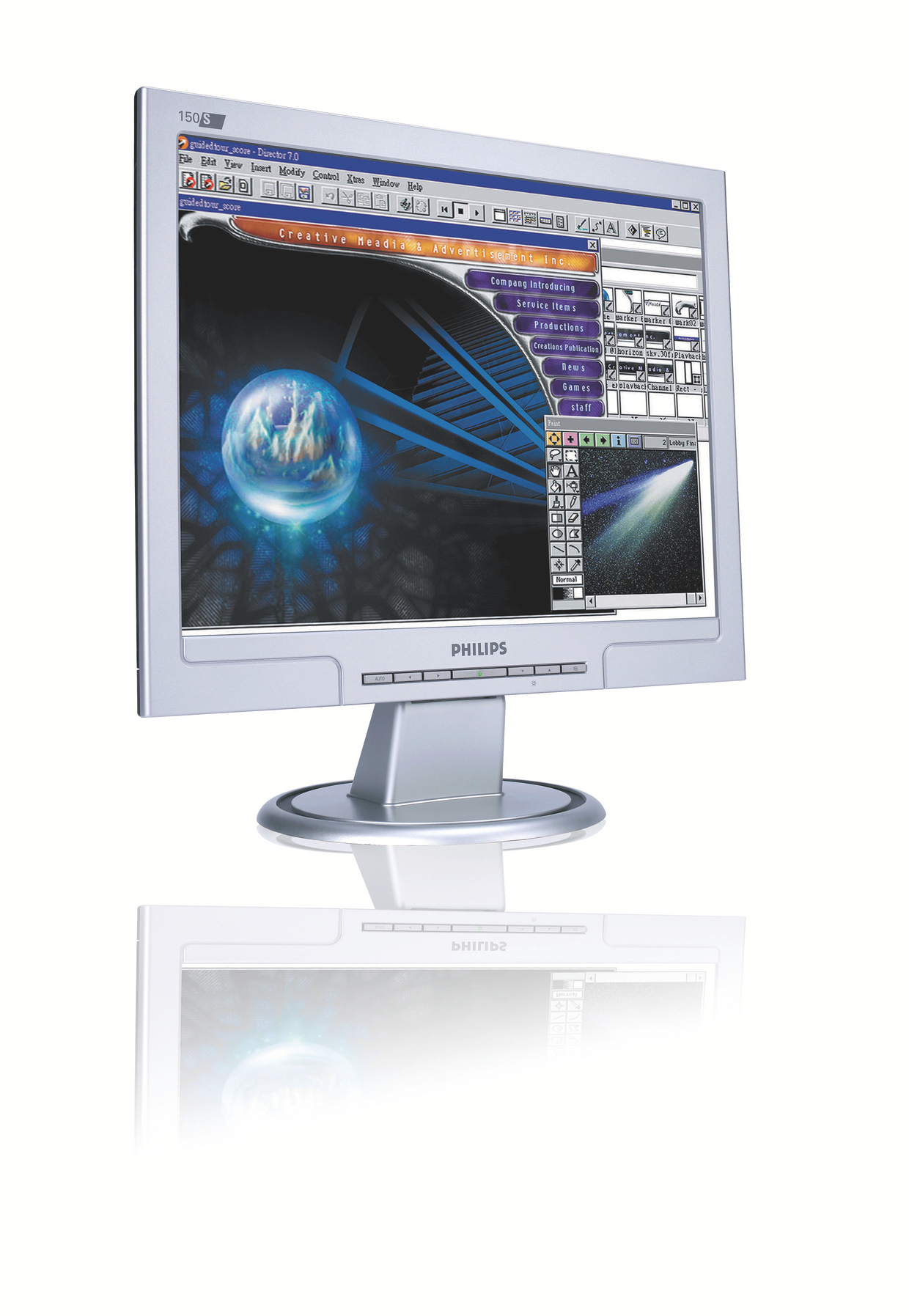 Philips 150S7FS 15" XGA LCD monitor 