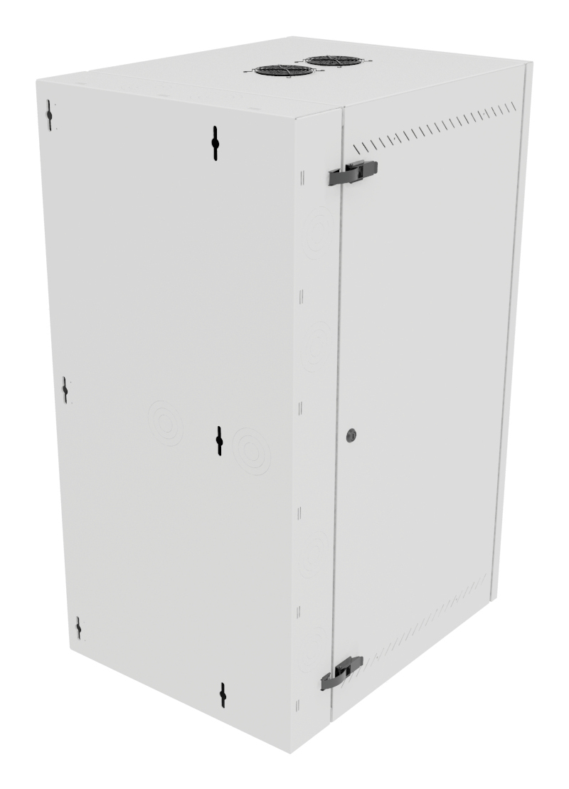 Vertiv VR Rack GL48WMCMS-W-SH-AF-00 rack cabinet 25U Wall mounted rack White – image 2
