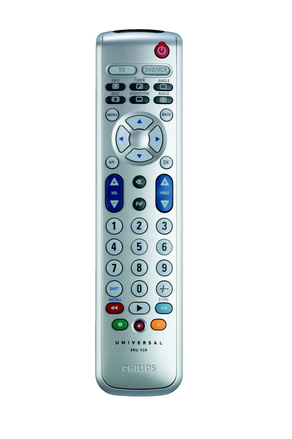 Philips SRU520/87 remote control TV, VCR Press buttons – image 1