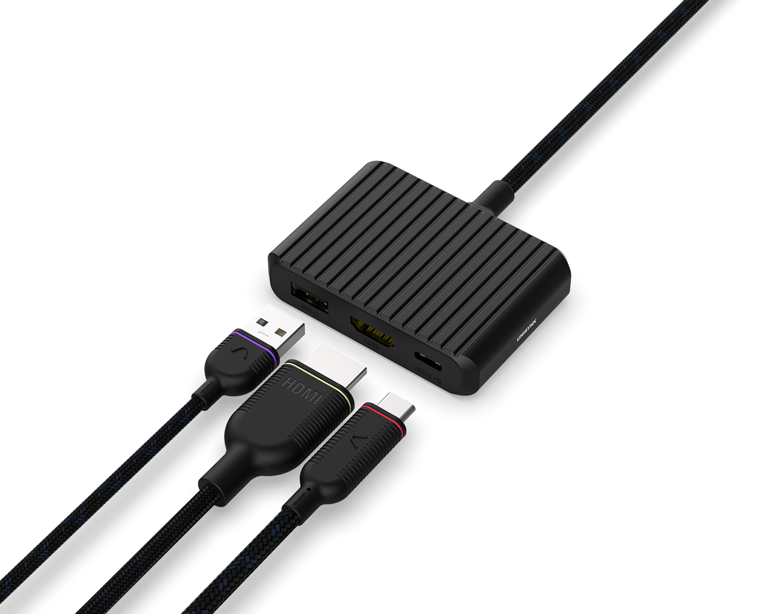 Unisynk 3 Port USB-C Hub V2 – image 3