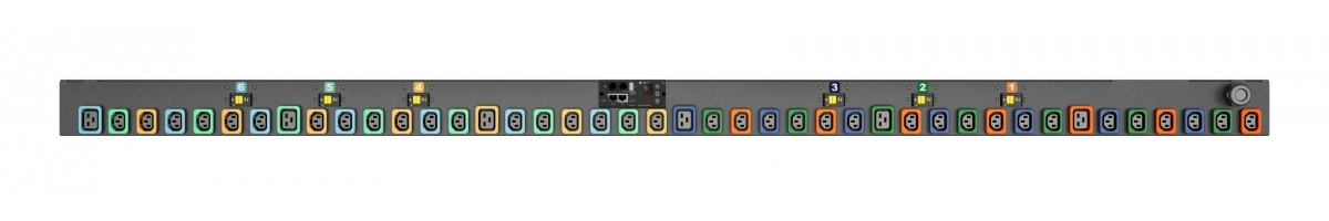 Vertiv Geist MN03E5W1-42PZ63-3TL56A0A10-S-A power distribution unit (PDU) 42 AC outlet(s) 0U Black