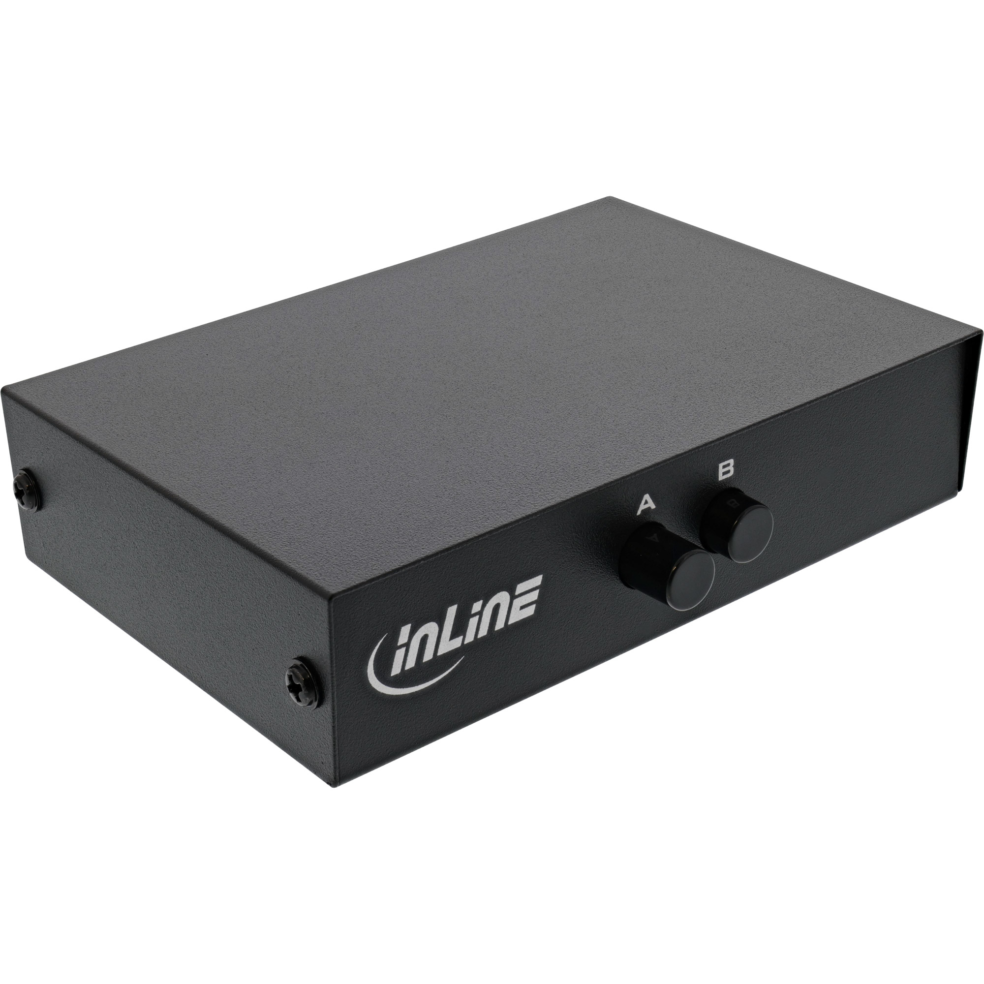 InLine Serial switch manual 2-port, RS232, 9-pin Sub-D