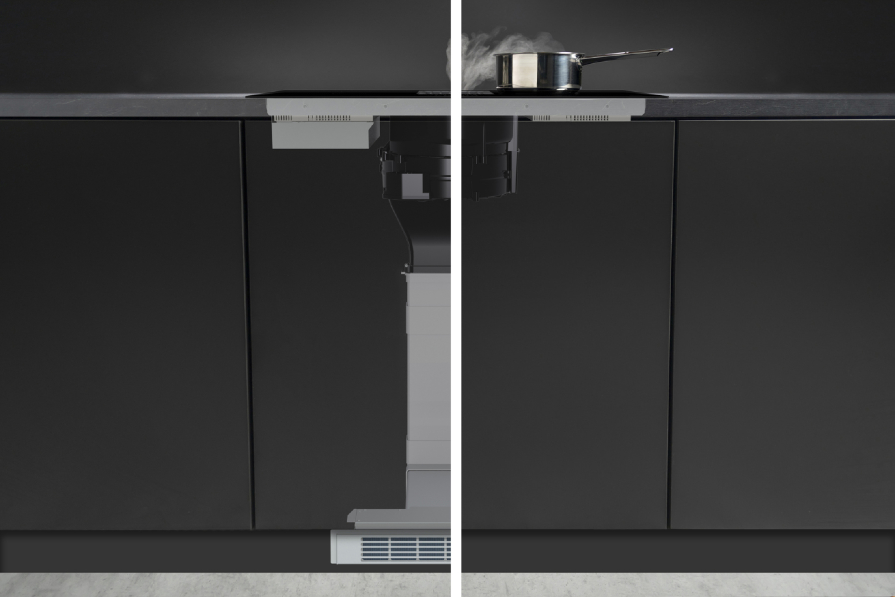 Hisense Hob with hood HAS949BSC RAL9005 – image 9