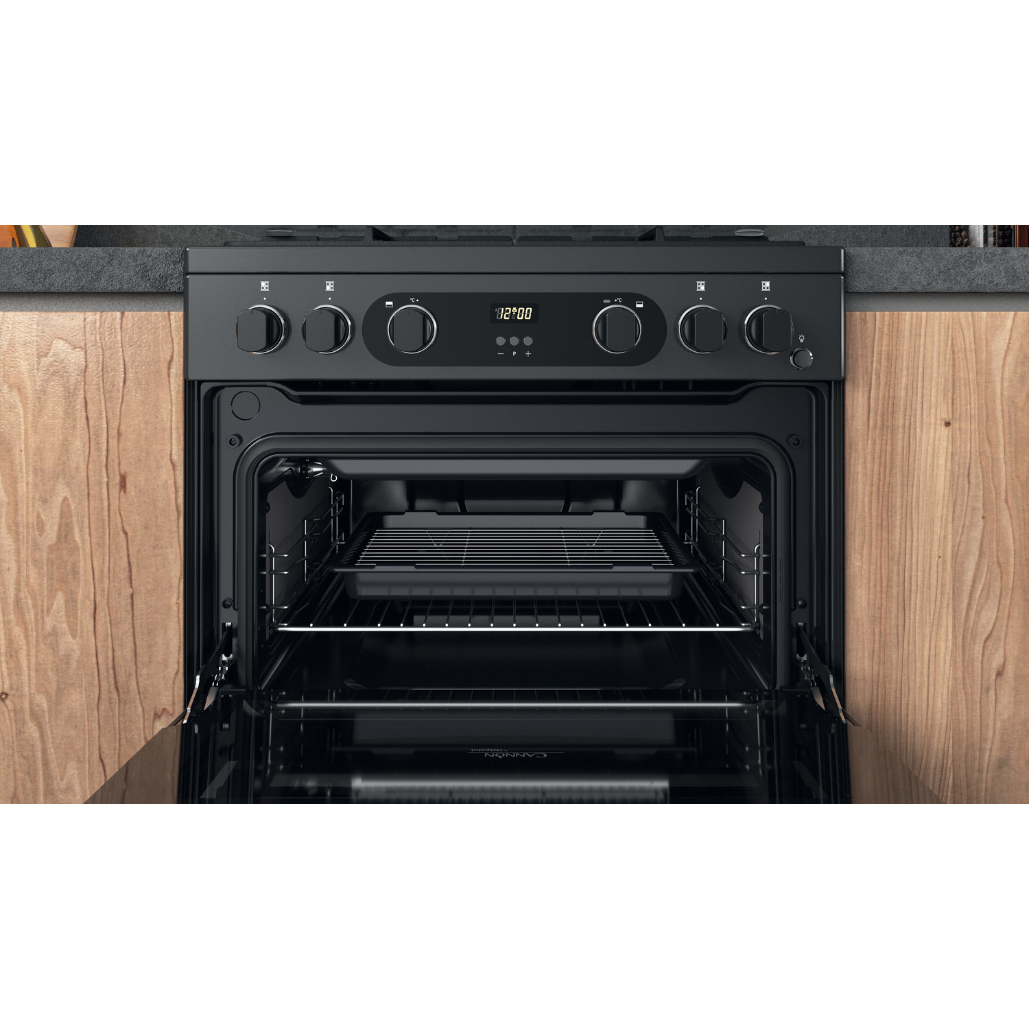 Hotpoint CD67G0C2CAUK cooker Freestanding cooker Gas Black – image 8