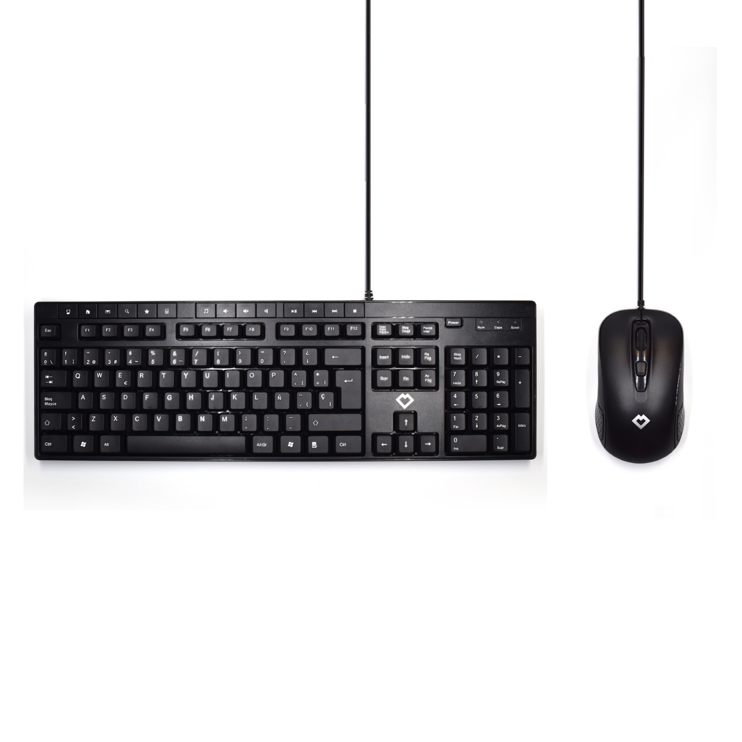 Welly Enjoy IT WY30102 keyboard Mouse included Home USB QWERTY Spanish Black – image 1