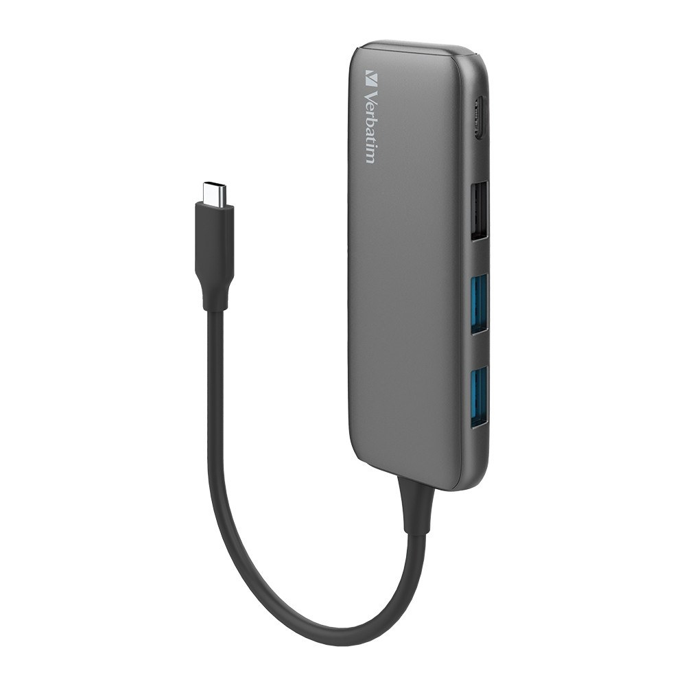 Verbatim 66603 interface hub USB 3.2 Gen 1 (3.1 Gen 1) Type-C 5000 Mbit/s Grey – image 2