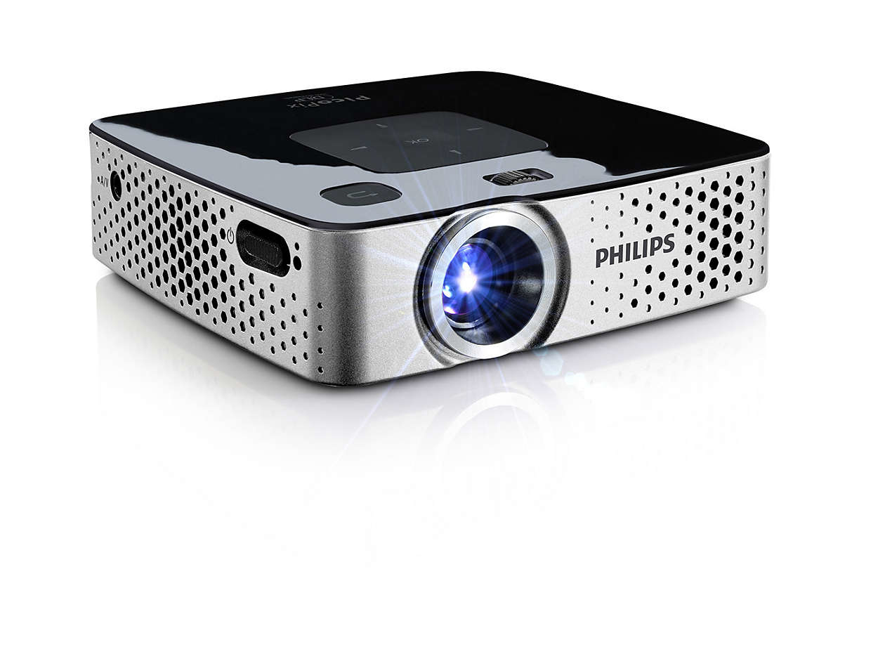Philips PicoPix PPX3514/CN data projector Portable projector 150 ANSI lumens DLP WVGA (854x480) Grey