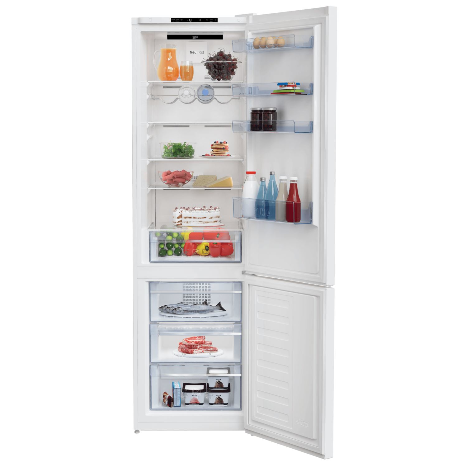 Beko RCNA406I40W fridge-freezer Freestanding – image 3