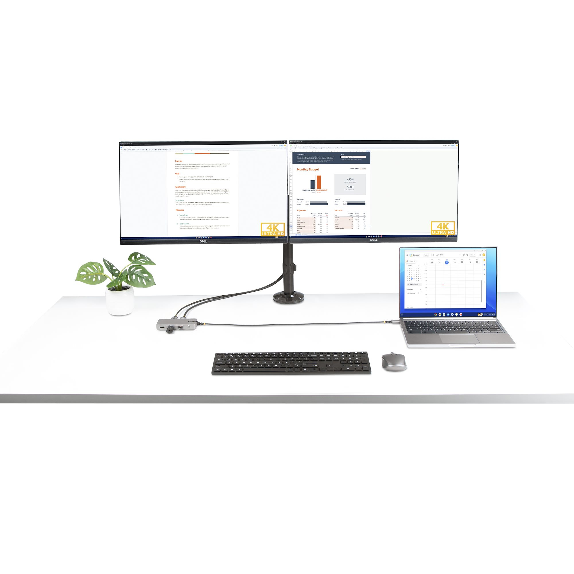 StarTech.com USB-C Triple Monitor Multiport Adapter, Dual 4K – image 9