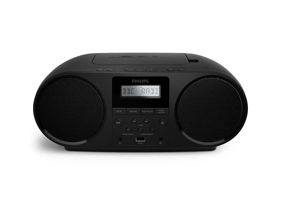 Philips TAZ6000/10 lettore CD Lettore CD portatile Nero