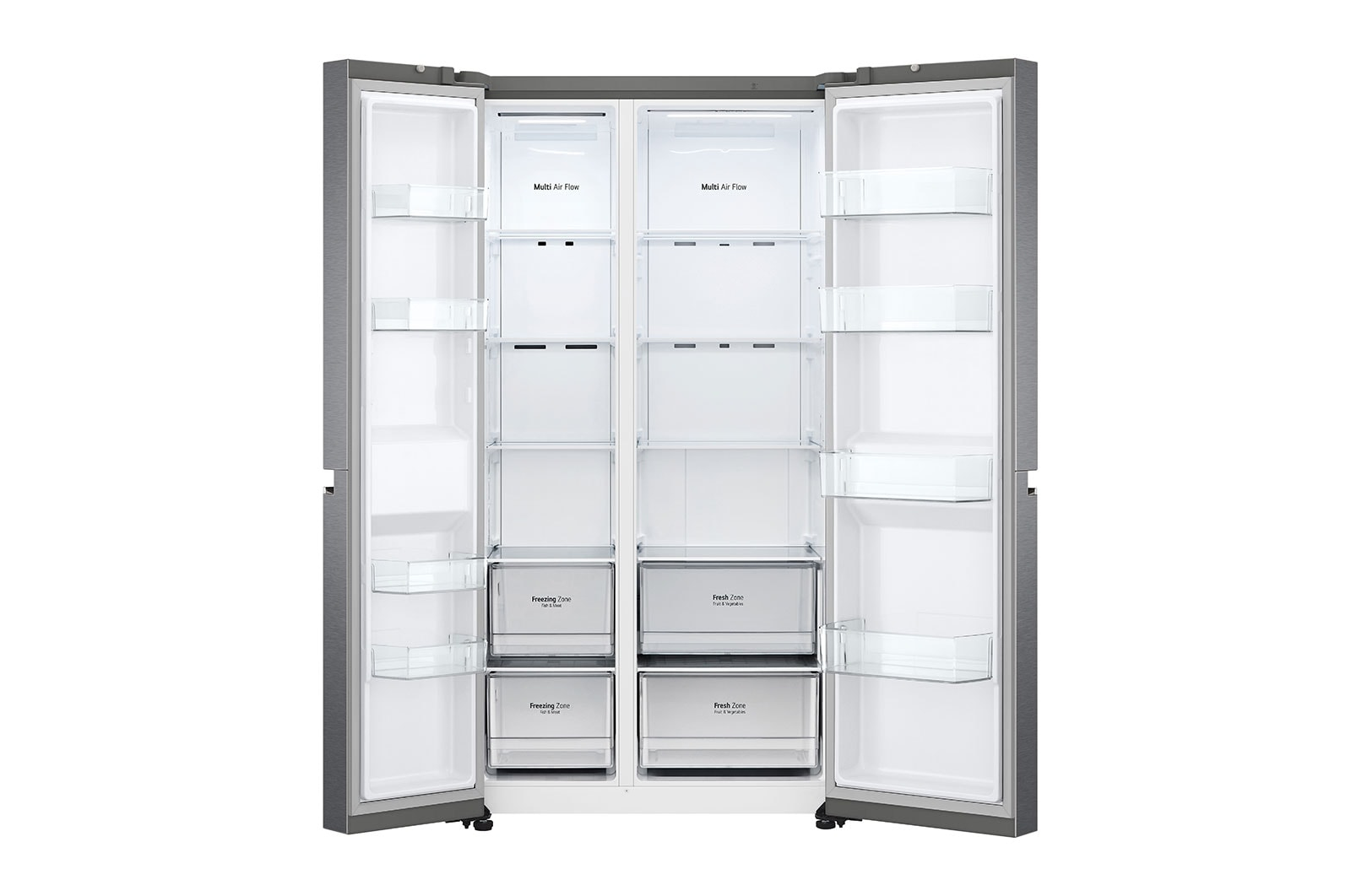 LG GSBV70PZTM side-by-side refrigerator Freestanding – image 3