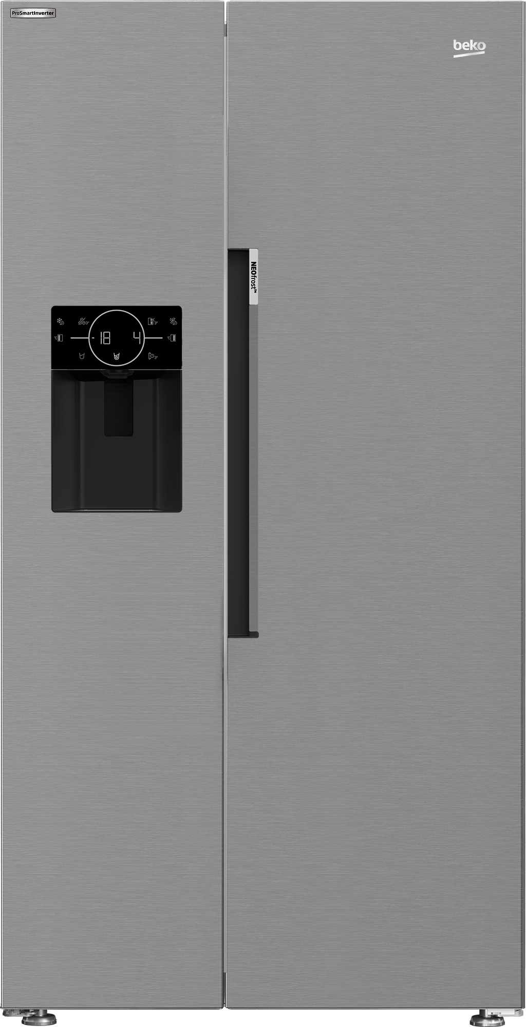 Beko ASP342VPS Freestanding American Style Fridge Freezer with HarvestFreshTM