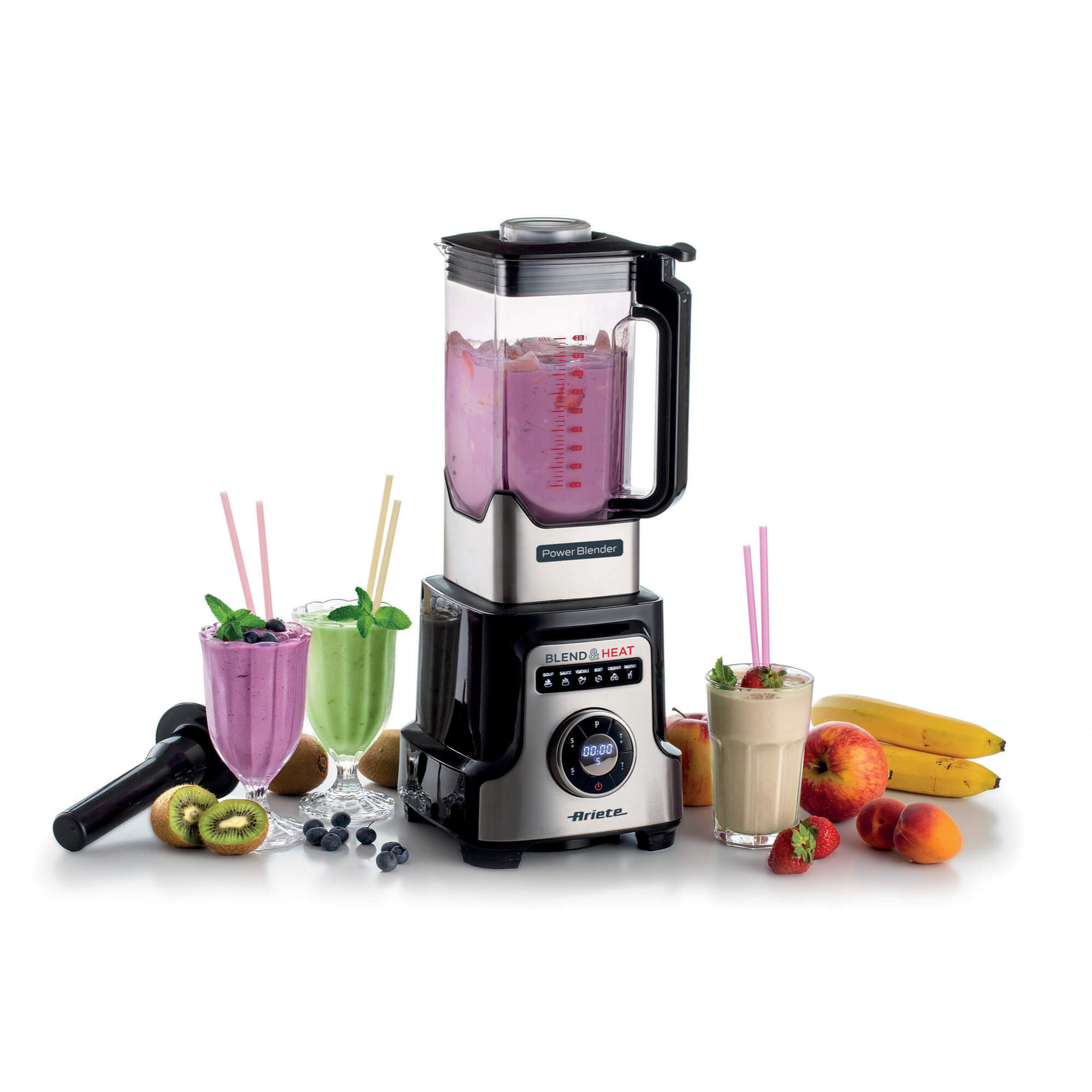 Ariete 0578/00 2 L Tabletop blender 2000 W Black, Stainless steel – image 3