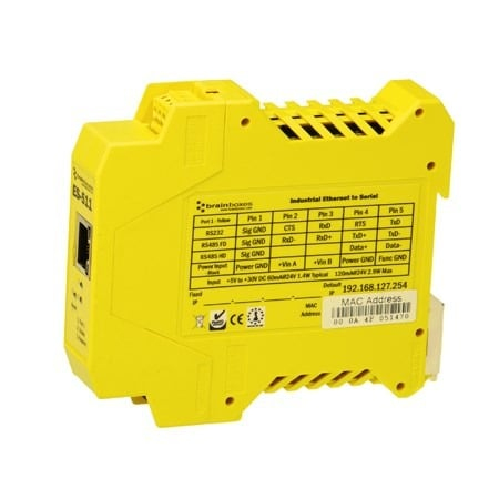 Brainboxes ES-511 Industrial Ethernet to Serial 1xRS232/422/485 – image 7