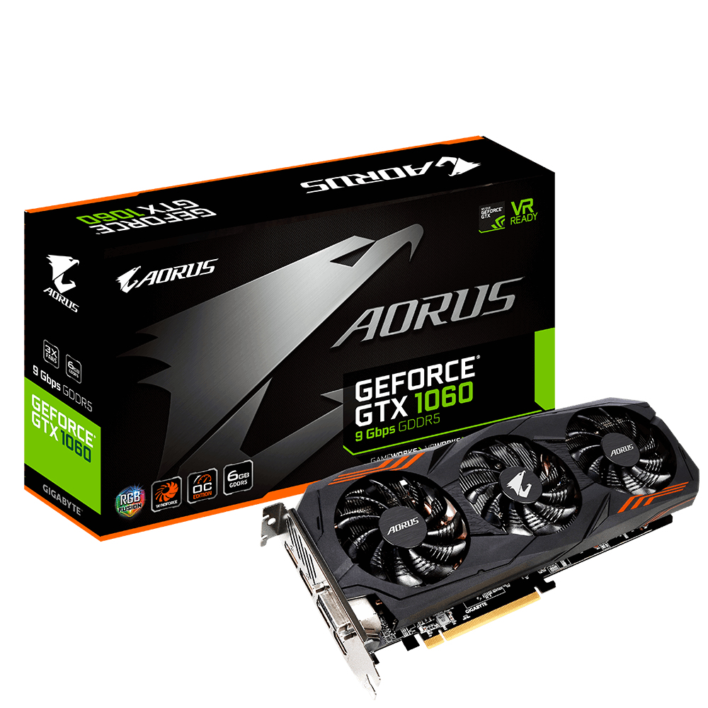 GIGABYTE GV-N1060AORUS-6GD Rev 1.0 – image 6