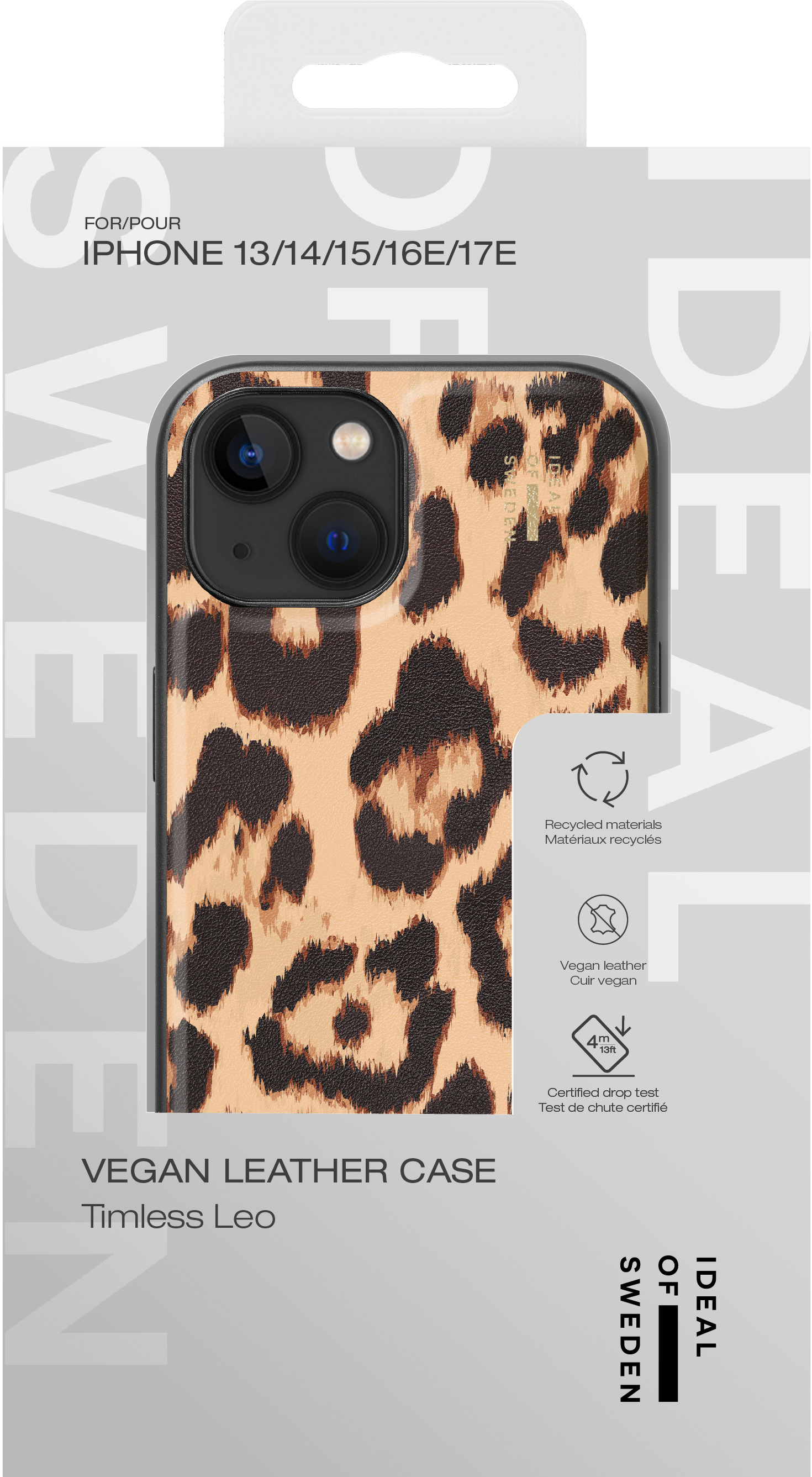 iDeal of Sweden Vegan Leather Case iPhone 13 / 14 / 15 / 16e / 17e Timeless Leo – image 4