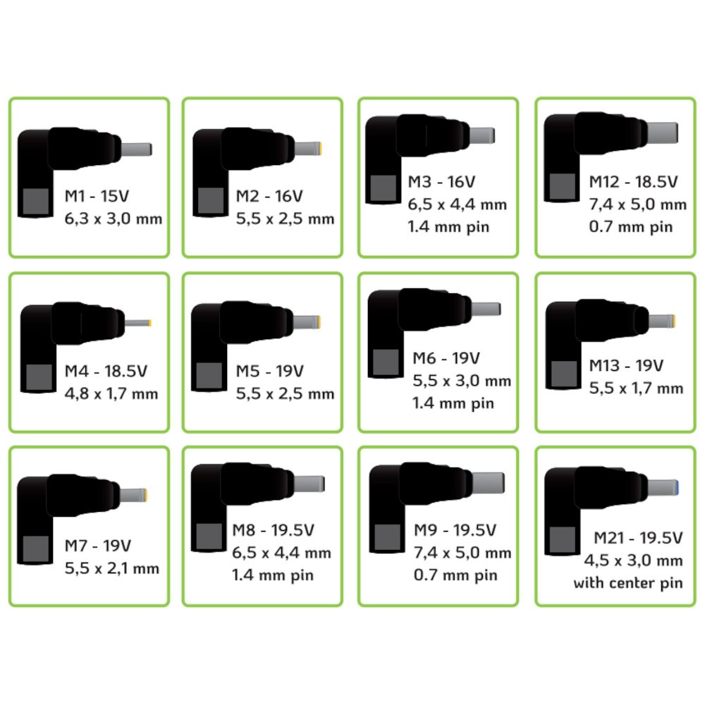 Techly Universal Notebook AC Power and LCD – image 3