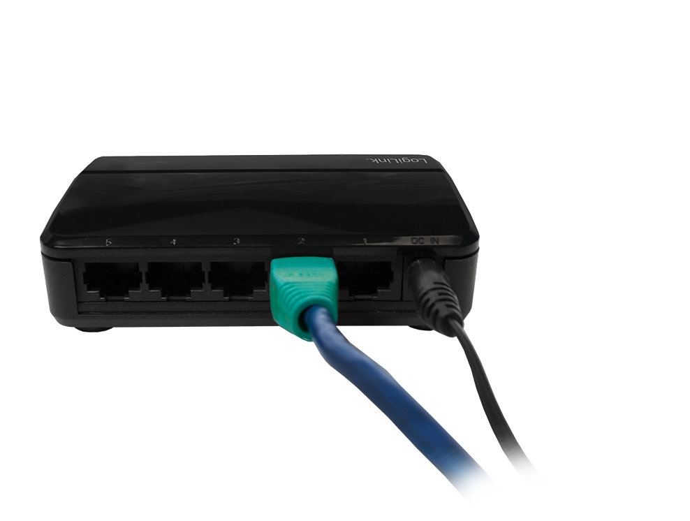 LogiLink NS0105 network switch Unmanaged L2 Gigabit Ethernet (10/100/1000) Black – image 3