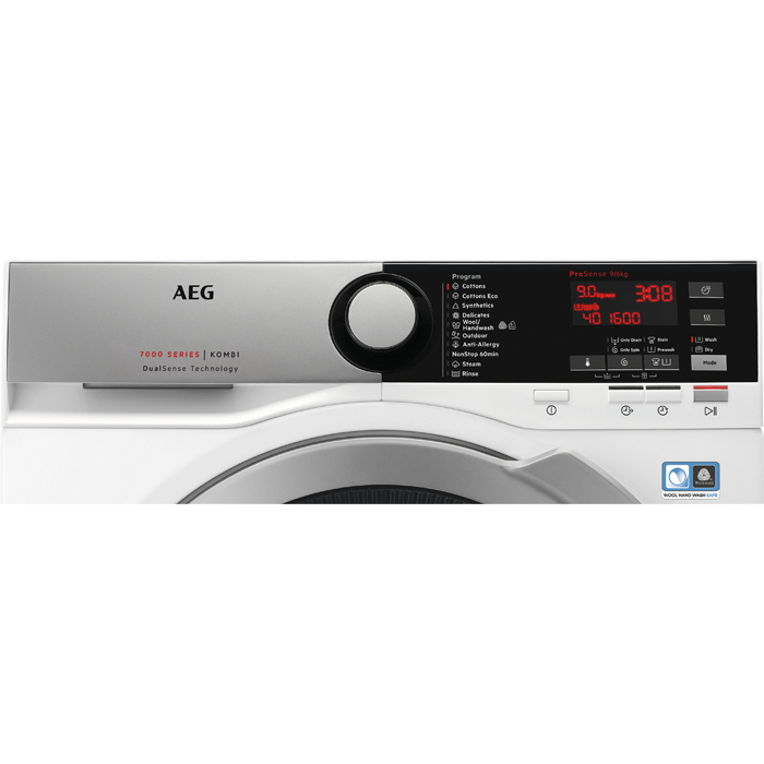 AEG L7WBE69S washer dryer Freestanding Front-load Stainless steel, White – image 5