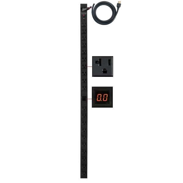 CyberPower PDU20MV20F power distribution unit (PDU) 20 AC outlet(s) 0U Black – image 2