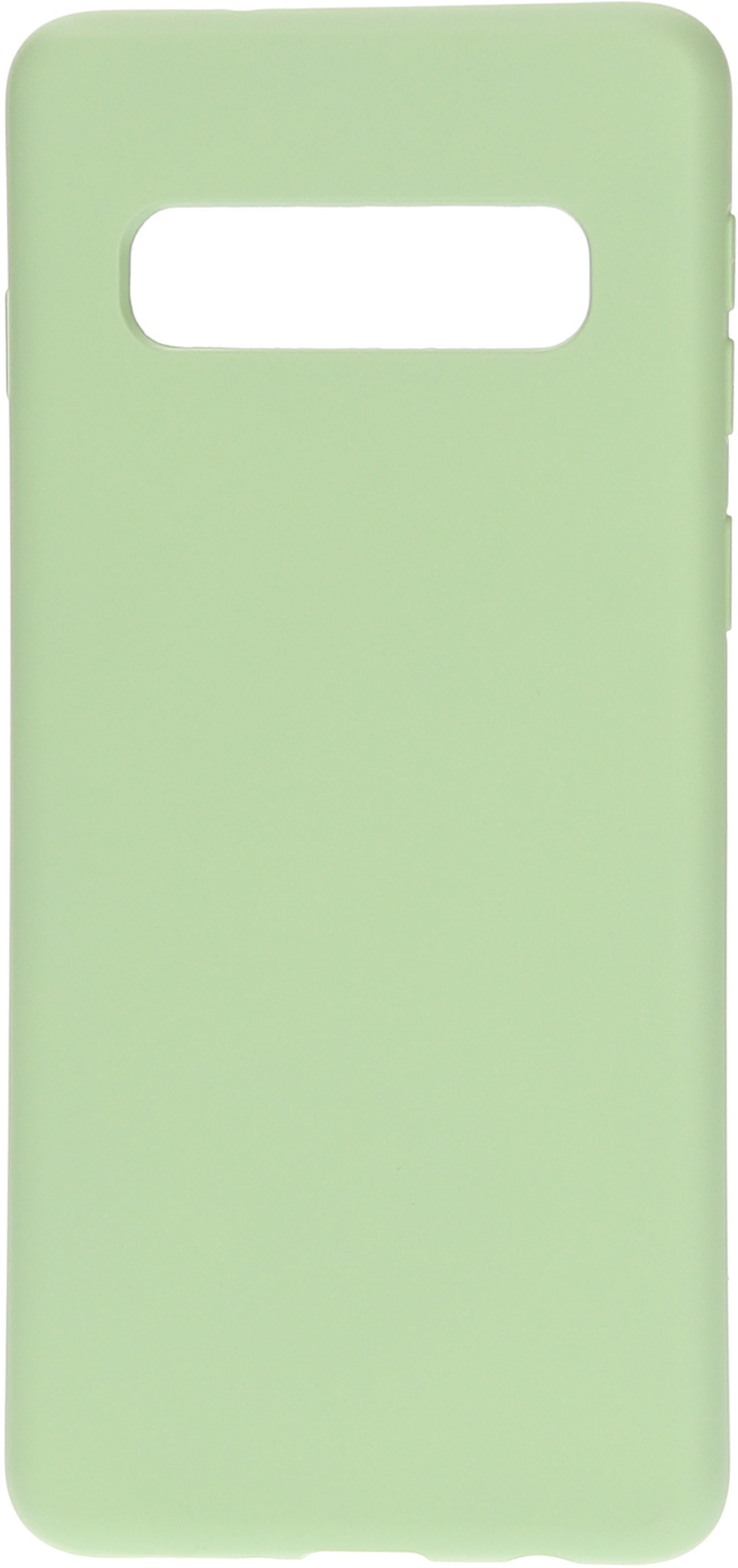 Mobiparts Silicone Cover Samsung Galaxy S10 Pistache Green – image 2