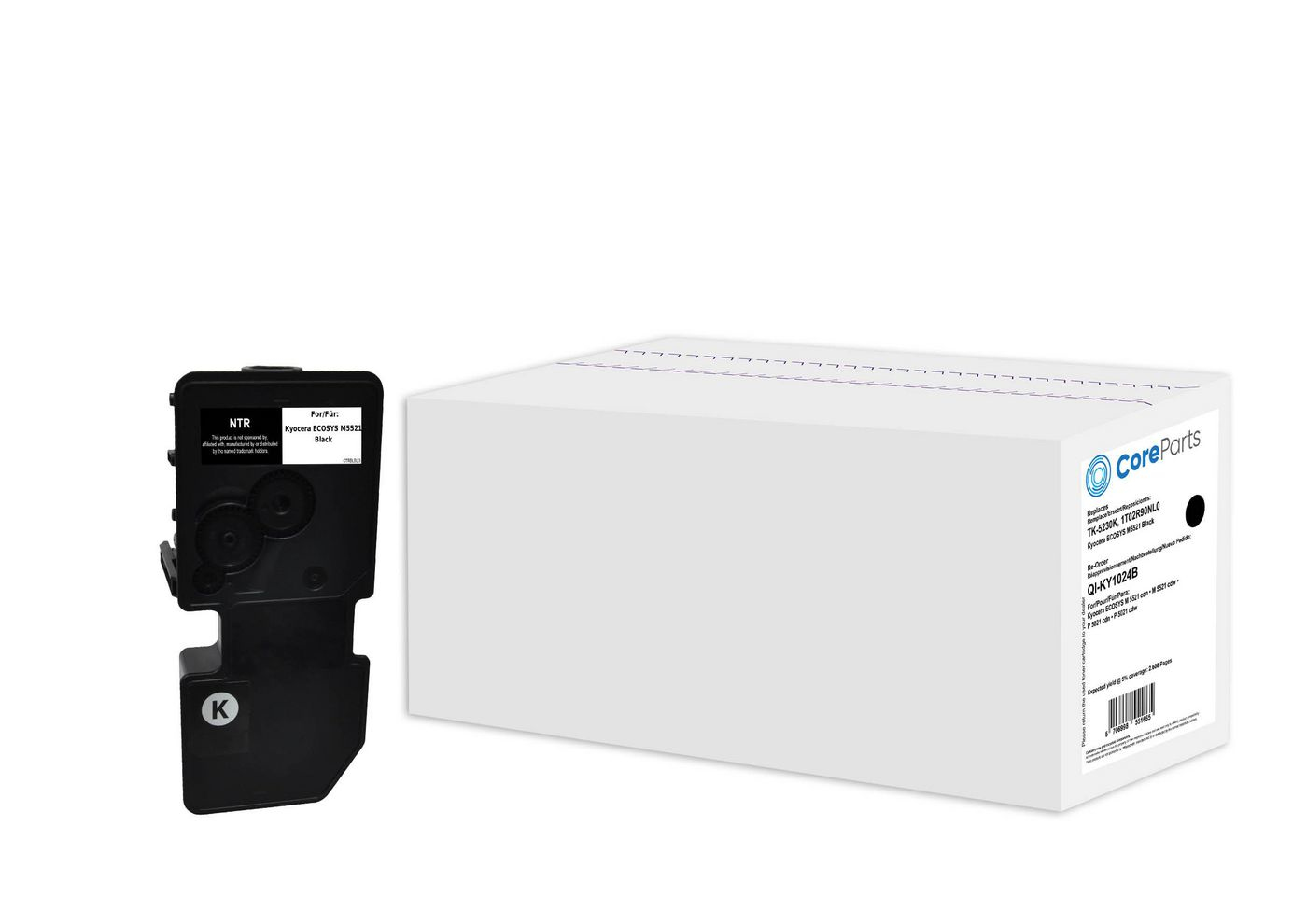 CoreParts QI-KY1024B toner cartridge 1 pc(s) Compatible Black