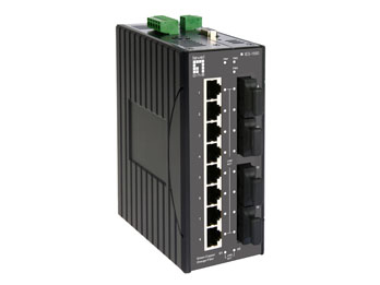LevelOne 16 FE + 2 GE Managed Switch -40 ~ 75C, DIN-rail – image 2