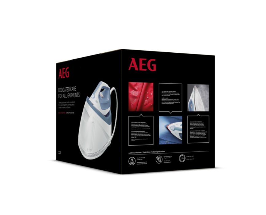 AEG ST7-1-2DB 2400 W 1.2 L Stainless Steel soleplate Blue, White – image 5