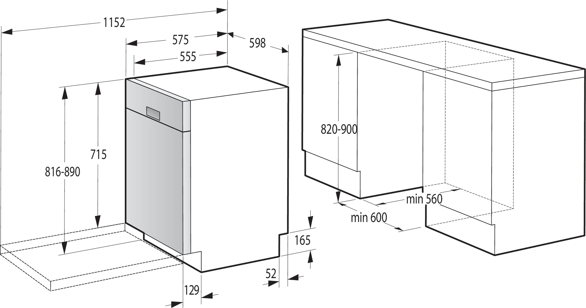 Gorenje GU673C60X — vue 1 sur 2