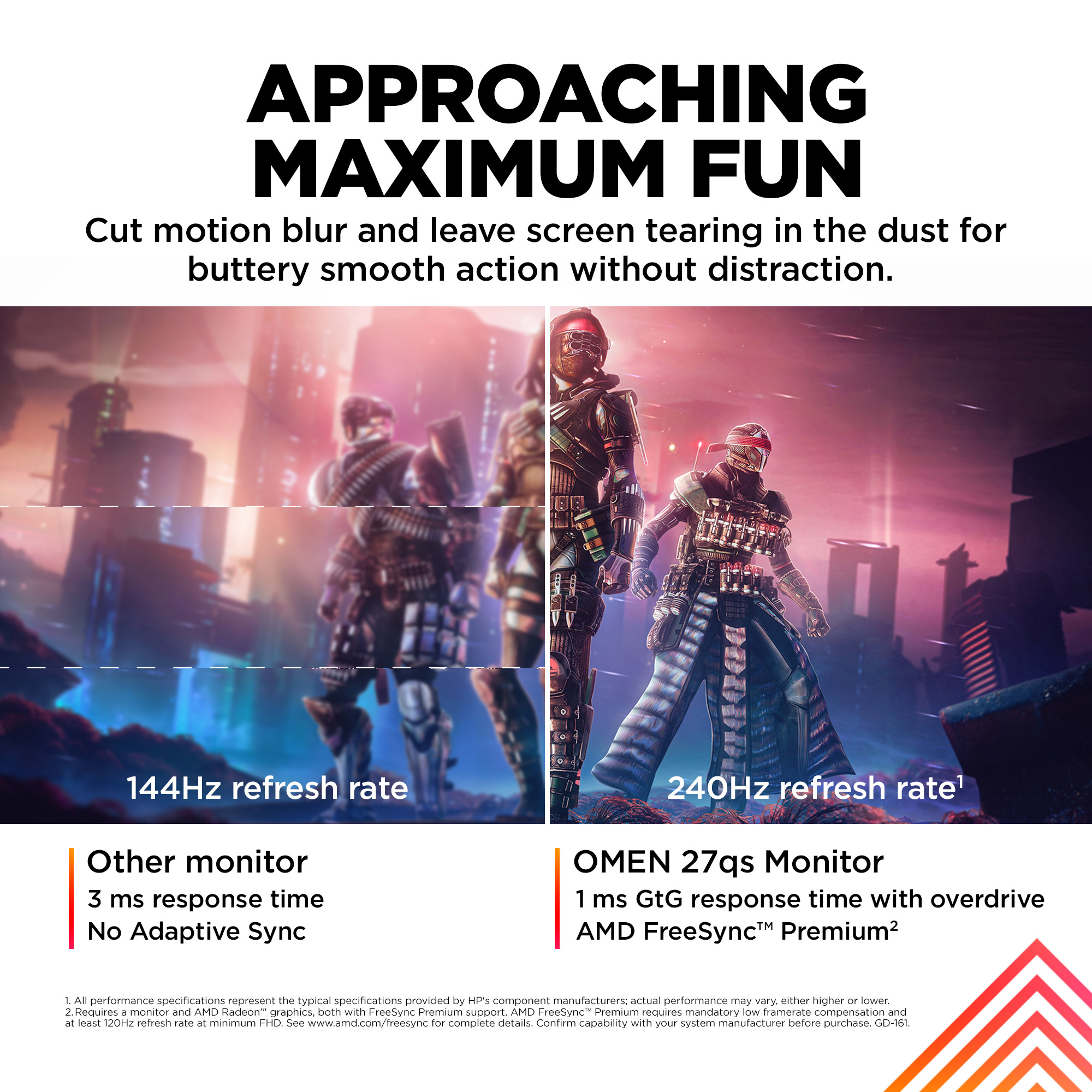 HP OMEN by HP 27 inch QHD 240Hz Gaming Monitor - OMEN 27qs – image 8