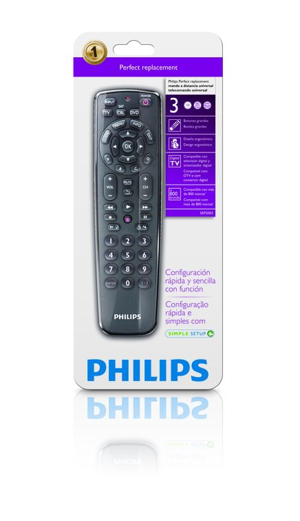 Philips Universal remote control SRP2003WM/17 – image 3