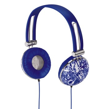 Hama Trend-HK-656 Headphones Wired Head-band Blue, White