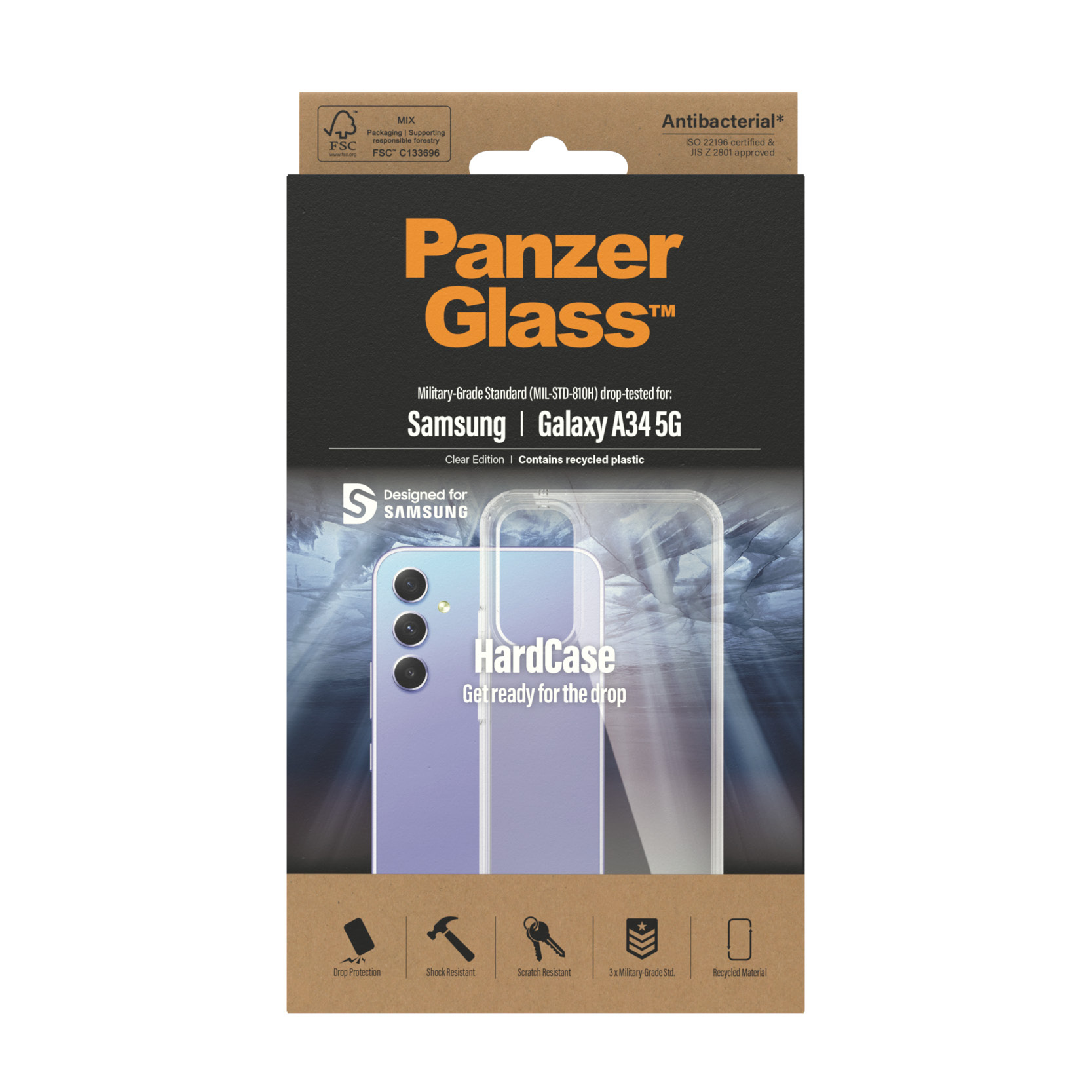 PanzerGlass® HardCase Transparent Samsung Galaxy A34 5G – image 3