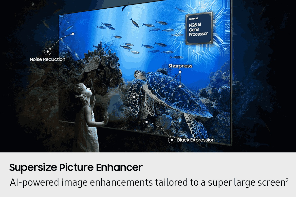 Samsung QN90F QA115QN90FWXXY TV 2.92 m (115") 4K Ultra HD Smart TV Wi-Fi Black, Titanium – image 8