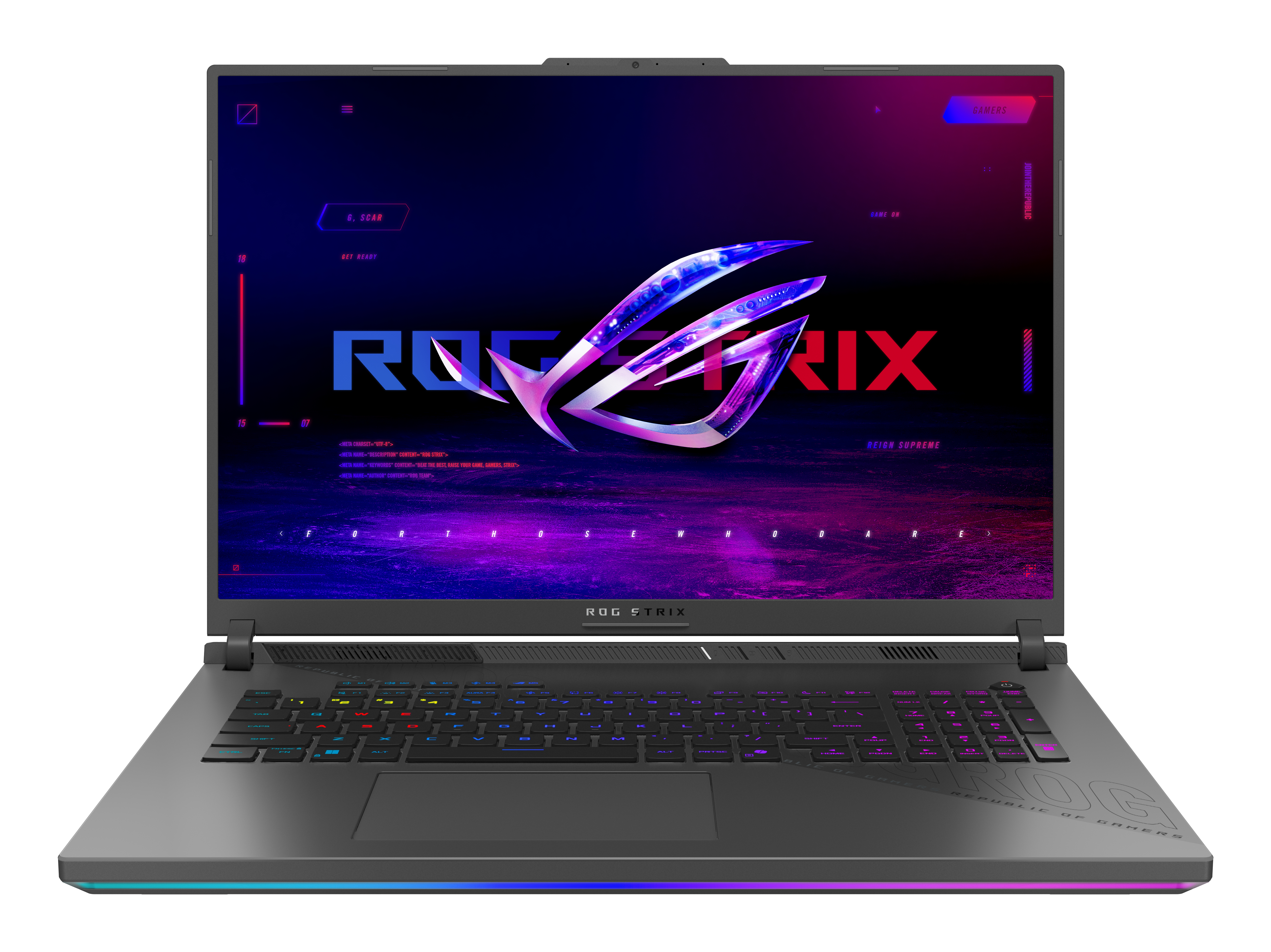 ASUS ROG Strix G18 G814PP-S8014W AMD Ryzen™ 9 8940HX Computer portatile 45,7 cm (18") WUXGA 32 GB DDR5-SDRAM 1 TB SSD NVIDIA