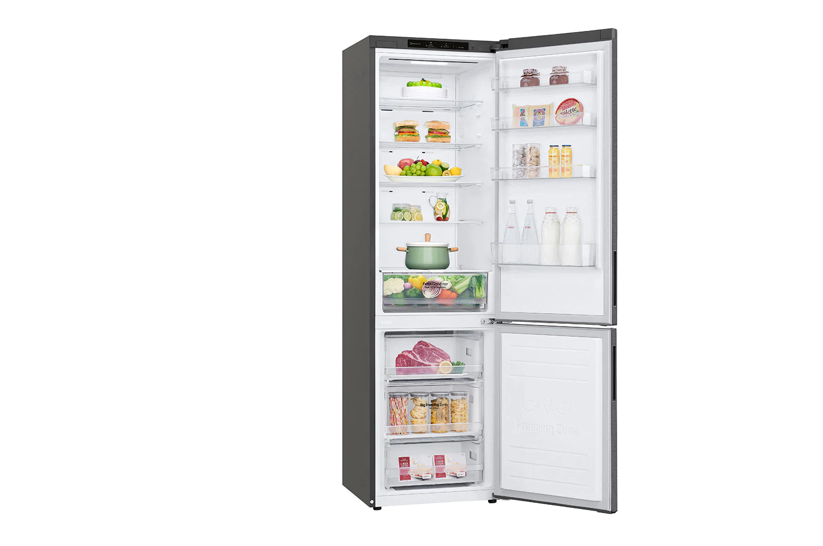 LG GBP62DSSGC fridge-freezer Freestanding – image 2