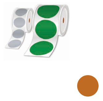 Brother LTZ1R100FPEL self-adhesive label Circle Brown