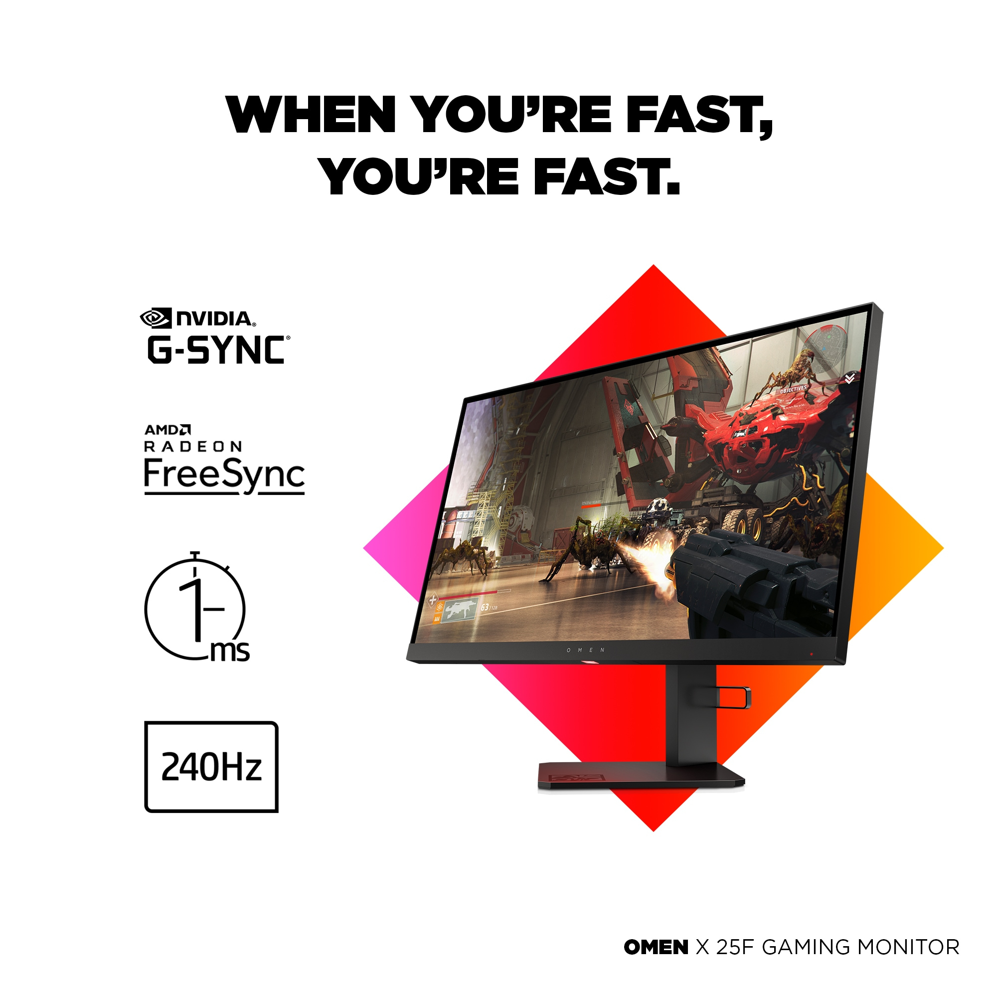 HP OMEN X 25f computer monitor – image 8
