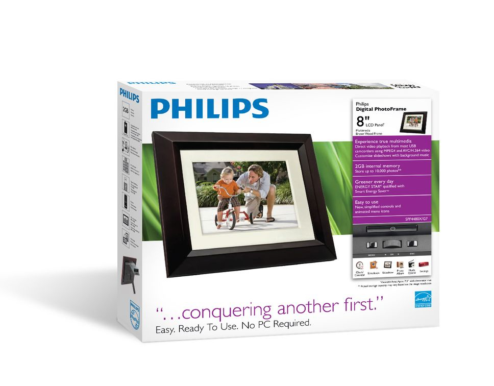 Philips Home Essentials SPF4480X/G7 digital photo frame Black – image 2