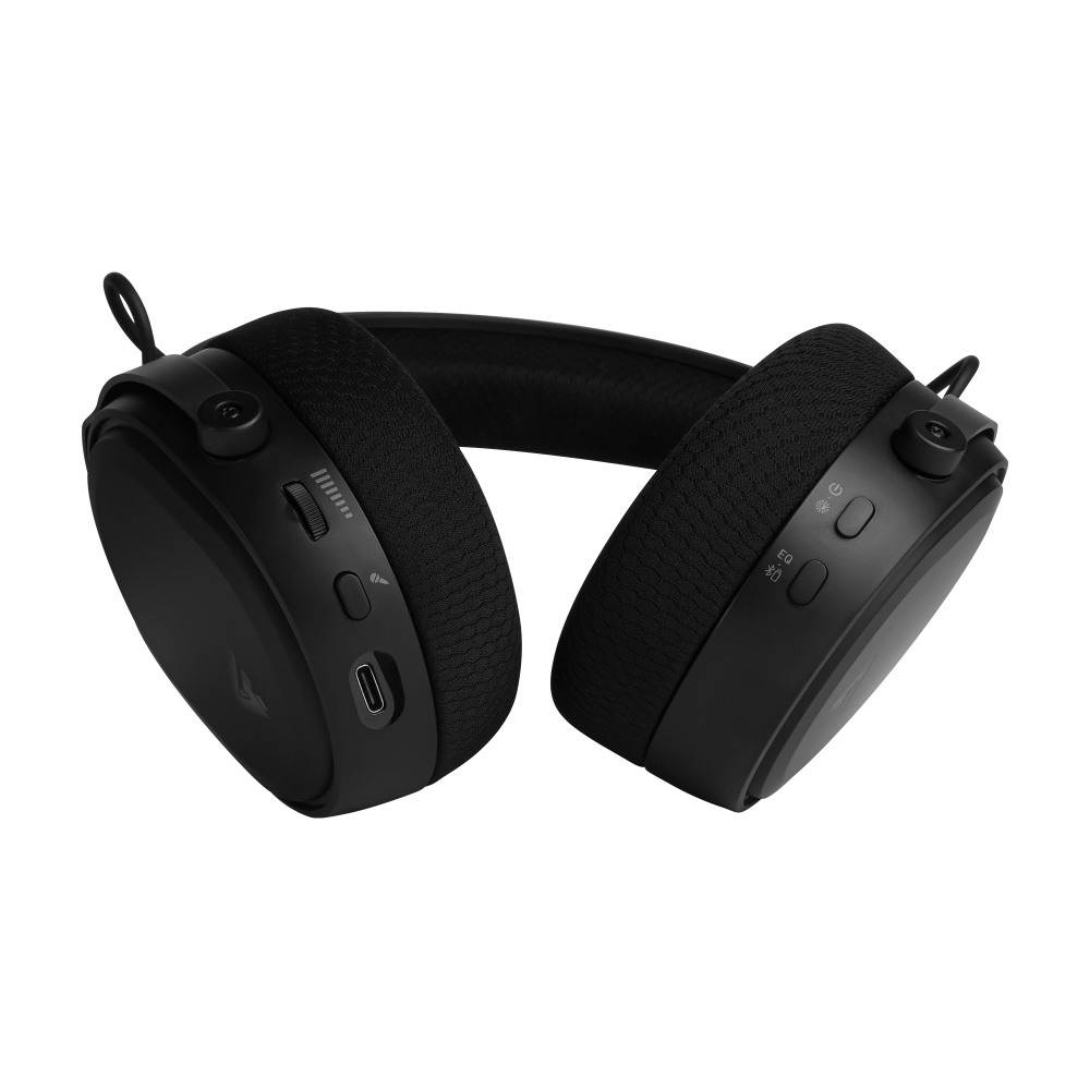Diadema Gamer Game Factor HSB600 - Inalámbrico/Alámbrico - Micrófono - HSB600-BK Diadema Gamer Game Factor HSB600 - Inalámbrico/Alámbrico - Micrófono - HSB600-BK